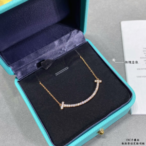 Tiffany T Smile Diamonds Pendant Necklaces
