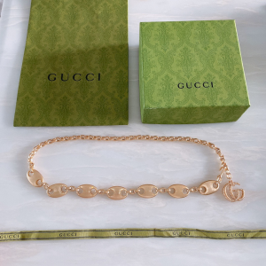 Gucci Marina Gold Metal Chain Link Belt