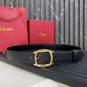 Cartier Calfskin Leather Drive De Belt Black 35MM Cartier Calfskin Leather Drive De Belt Black 35MM
