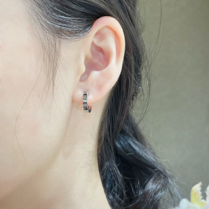 Cartier Mini Single LOVE Hoop Earrings