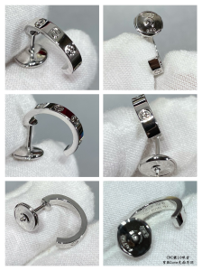 Cartier Mini Single LOVE Hoop Earrings