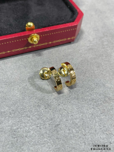 Cartier Mini Single LOVE Hoop Earrings