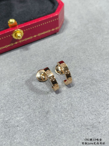 Cartier Mini Single LOVE Hoop Earrings