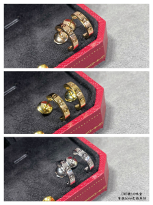 Cartier Mini Single LOVE Hoop Earrings