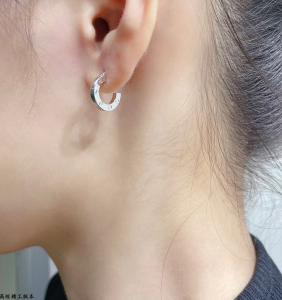 Cartier Single LOVE Hoop Earrings