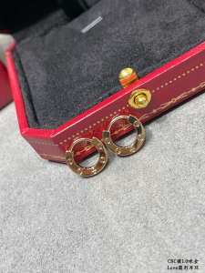 Cartier Single LOVE Hoop Earrings