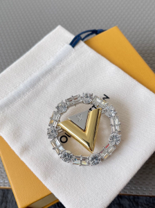 Louis Vuitton V For Vuitton Brooch