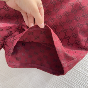 Gucci GG Canvas Shorts Red