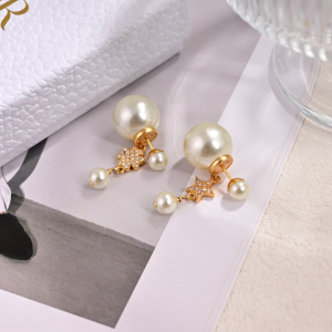 Dior Tribales Pearl Earrings