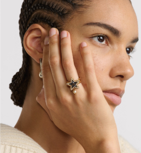 Dior Petit CD Lucky Baroque Rings