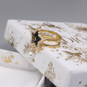 Dior Petit CD Lucky Baroque Rings