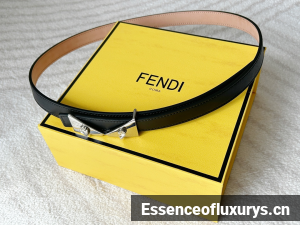 Fendi Monster Bag Bugs Eye Black Leather Belt 20MM Fendi Monster Bag Bugs Eye Black Leather Belt 20MM