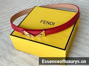 Fendi Monster Bag Bugs Eye Red Leather Belt 20MM Fendi Monster Bag Bugs Eye Red Leather Belt 20MM