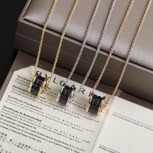 Bvlgari Bulgari Bzero1 Pendant Necklaces Black Bvlgari Bulgari Bzero1 Pendant Necklaces Black