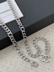 Chanel Crystal CC Chain Link Belt