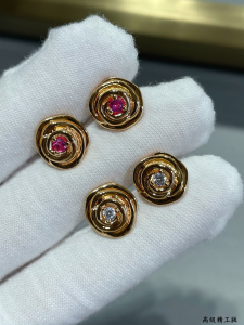 Dior Small Rose Dior Couture Earrings