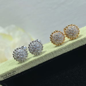 Van Cleef Arpels Perlee Diamonds Earrings