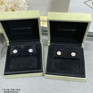 Van Cleef Arpels Perlee Diamonds Earrings