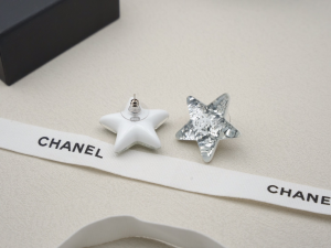 Chanel CC Star Stud Earrings