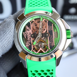 Jacob Co Epic X Heart of CR7 Limited Edition Watch Green Jacob Co Epic X Heart of CR7 Limited Edition Watch Green
