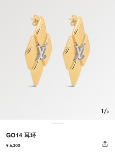 Louis Vuitton LV GO14 Earrings