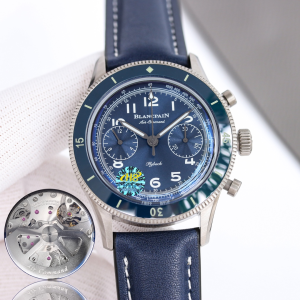 Blancpain air command chronograph automatic blue dial mens watch Blancpain air command chronograph automatic blue dial mens watch