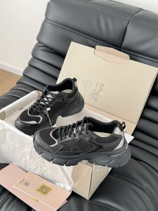 Golden Goose Lightstar Technical Fabric Net and Leather Runner Sneakers Black Golden Goose Lightstar Technical Fabric Net and Leather Runner Sneakers Black