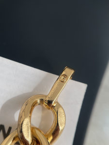 Chanel Chain and Leather Belt Black