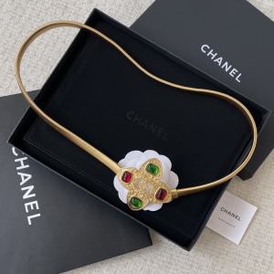 Chanel Gold CC Logo Belt