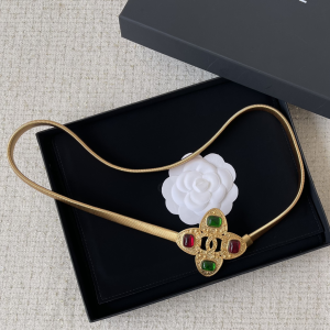 Chanel Gold CC Logo Belt
