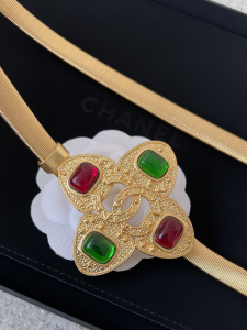 Chanel Gold CC Logo Belt