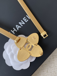 Chanel Gold CC Logo Belt
