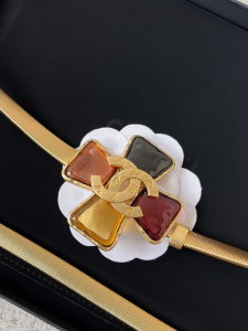 Chanel Vintage Gold CC Logo Belt