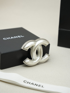 Chanel CC Logo Brooch
