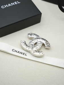 Chanel CC Logo Brooch