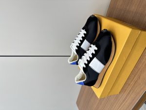 Tods T Vintage Sneakers Black White Leather and Technical Fabric Tods T Vintage Sneakers Black White Leather and Technical Fabric