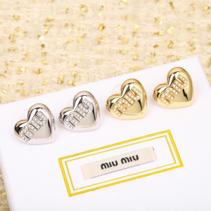 Miu Miu Heart Earrings