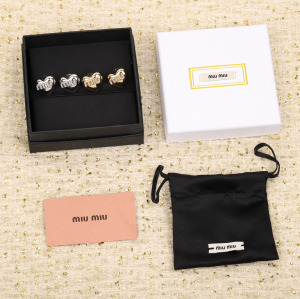 Miu Miu Heart Earrings