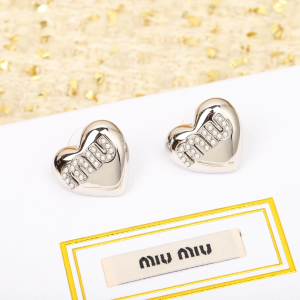 Miu Miu Heart Earrings