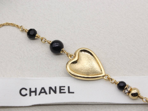 Chanel CC logo Heart Pearls Necklaces