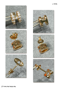 Hermes Mini Pop H Earrings