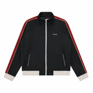 Celine tracksuit jacket Black Red double face jersey Celine tracksuit jacket Black Red double face jersey
