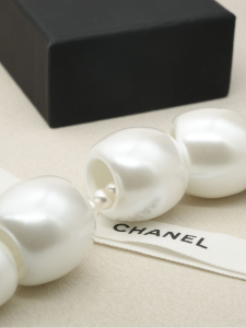 Chanel Large CC Logo Pearls Necklaces
