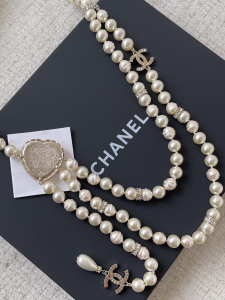 Chanel Crystals CC Heart Pearls Belt