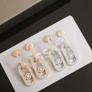 Messika So Move White Gold Diamonds Earrings Messika So Move White Gold Diamonds Earrings