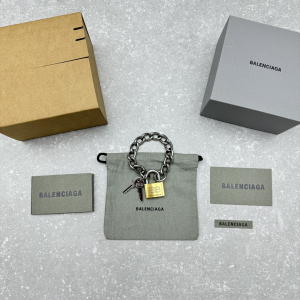 Balenciaga Locker Antiqued Silver Bracelets Balenciaga Locker Antiqued Silver Bracelets