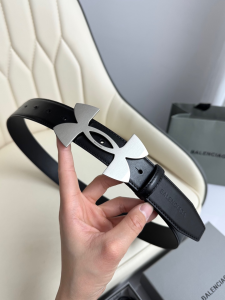 Balenciaga Mens Under Armour Belt Black Smooth Calfskin 35MM Balenciaga Mens Under Armour Belt Black Smooth Calfskin 35MM