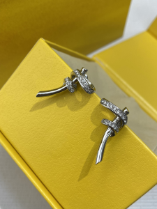 Fendi Filo Silver Earrings