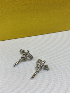 Fendi Filo Silver Earrings