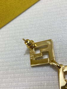 Fendi Forever Gold Earrings